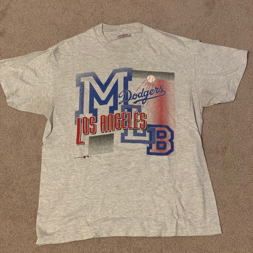 Rare Vintage 1993 LA Dodgers MLB Mens M Shirt